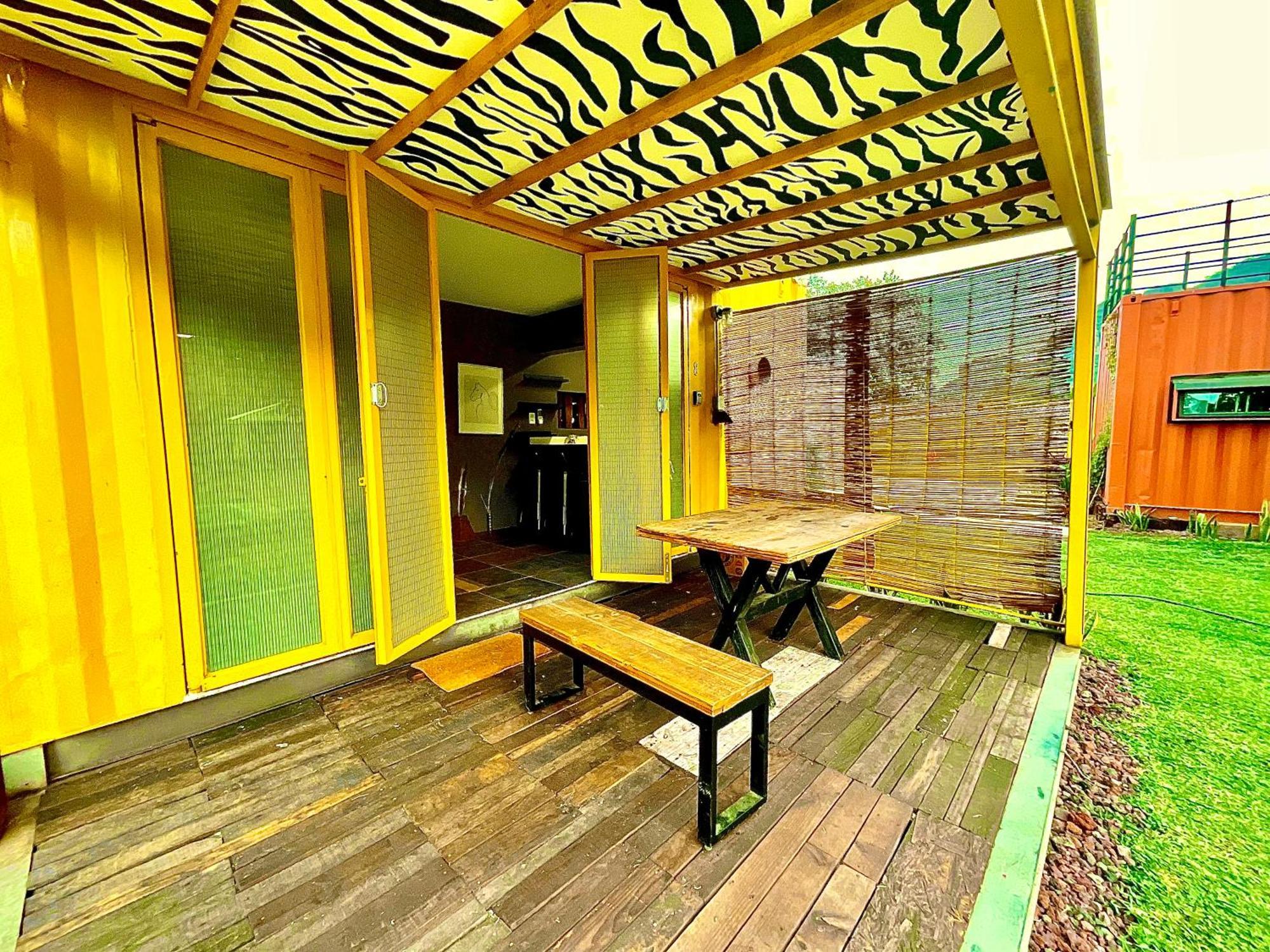 Container House Aparthotel Tlayacapan Buitenkant foto